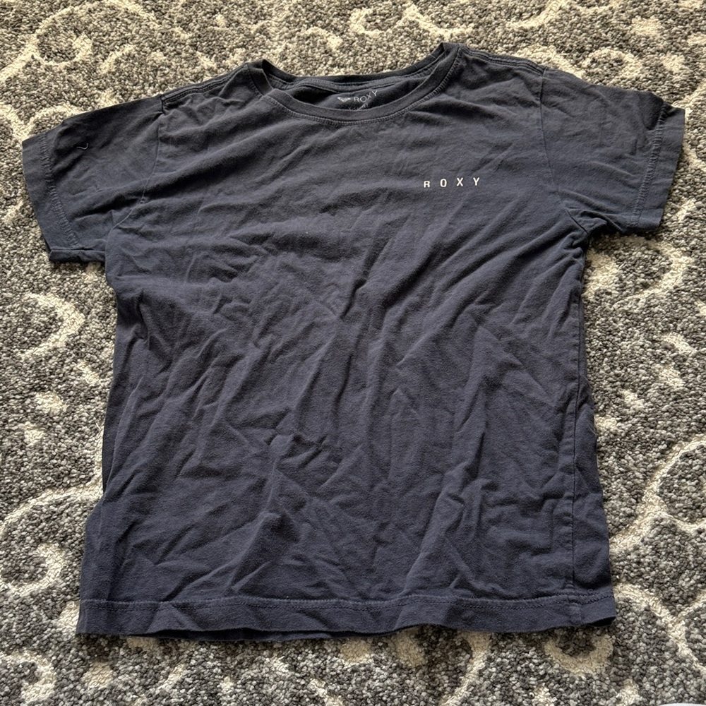 Roxy Women's Dark Blue Short Sleeve Tee